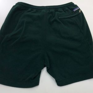 Patagonia Womens Green Fleece Shorts Hiking L